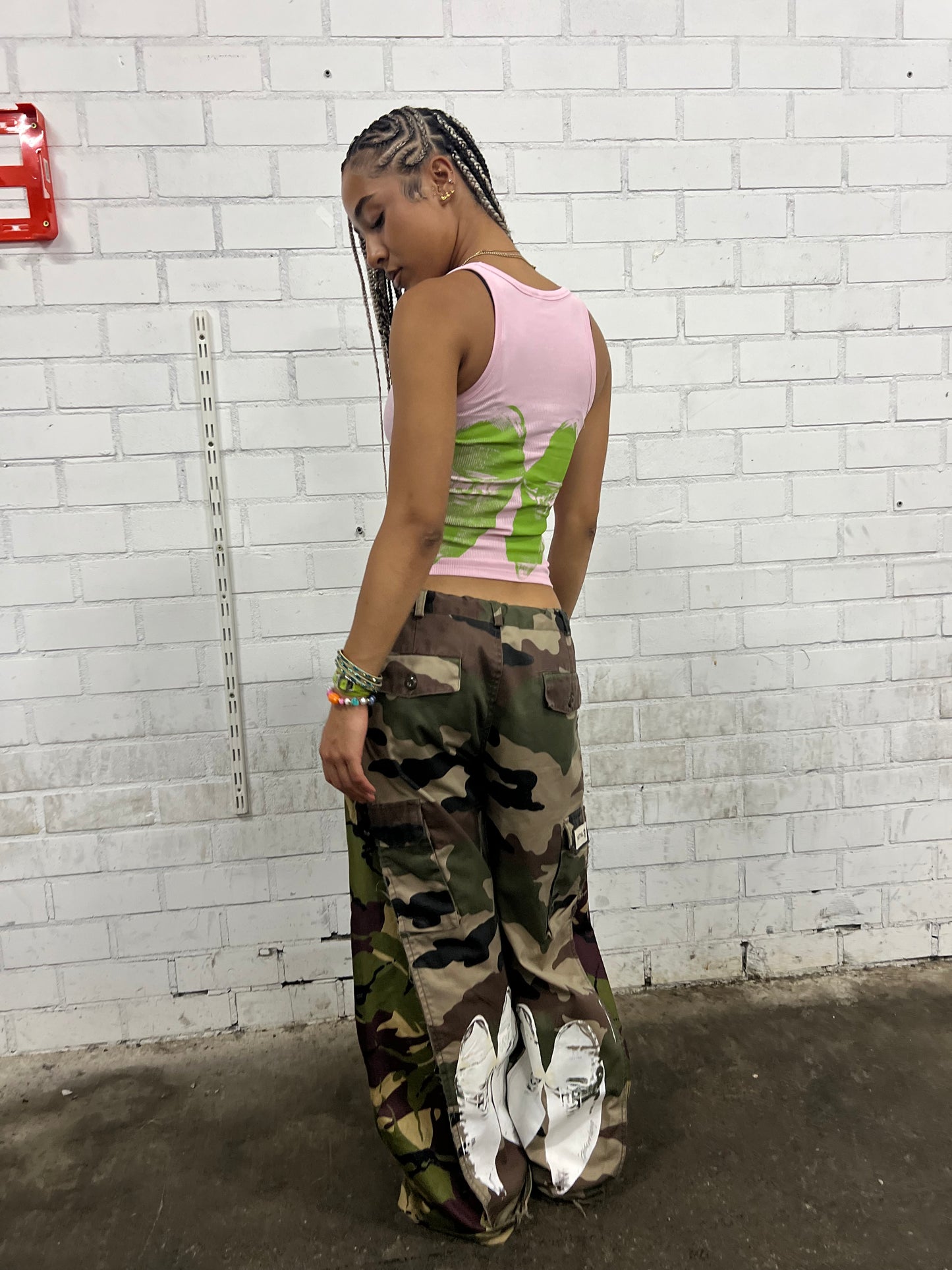 WLVTNG TANKTOP - PINK/GREEN