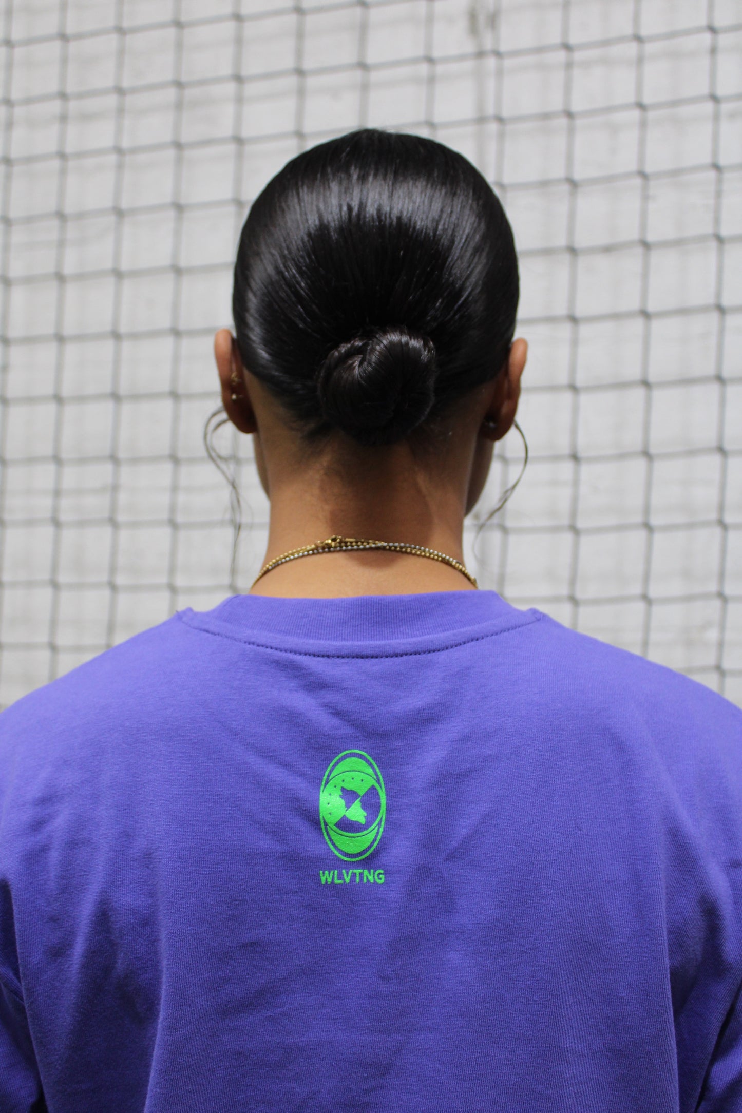 WLVTNG - T-Shirt PURPLE/GREEN