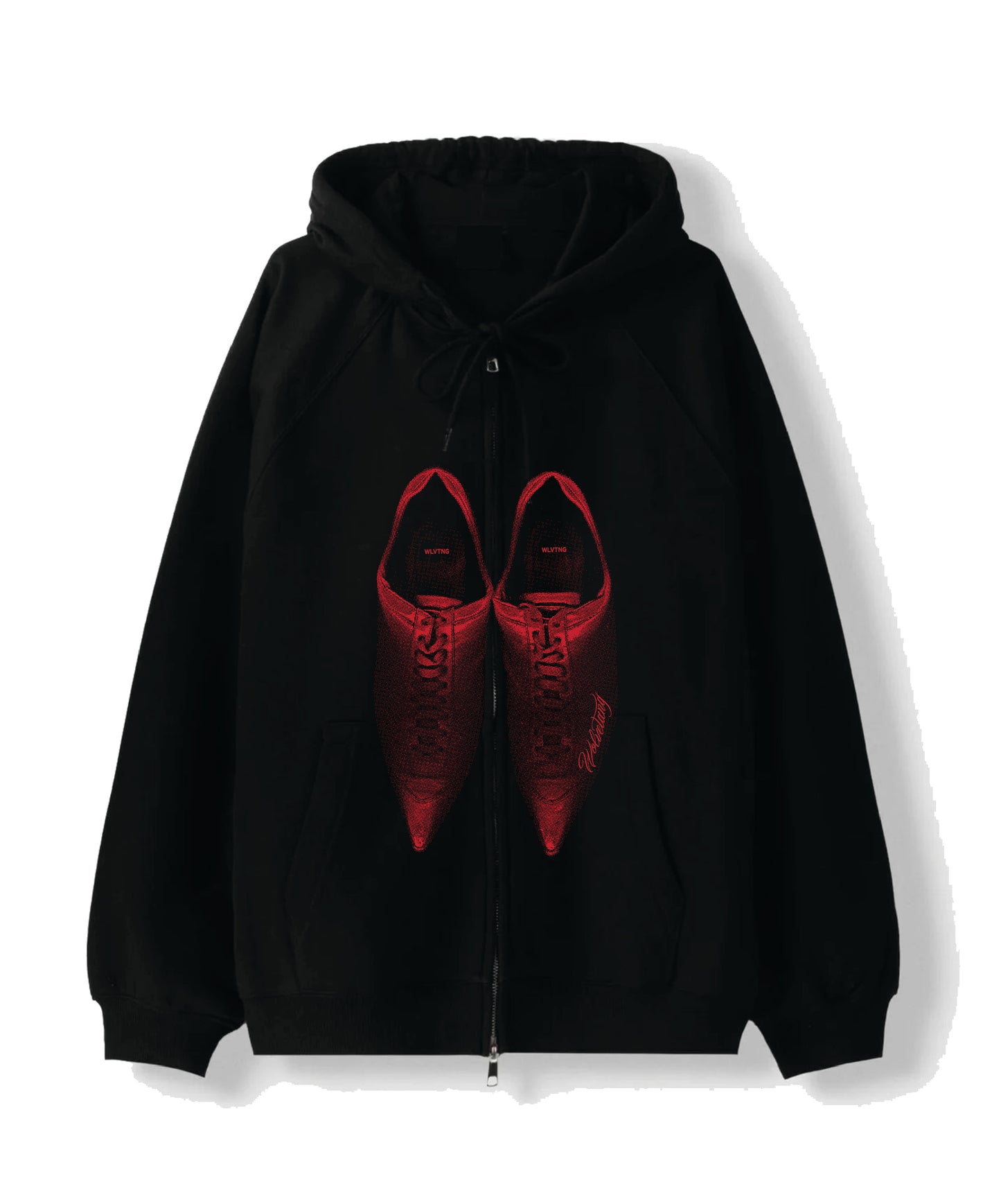 SHOES PRINT - Zip Up Hoodie