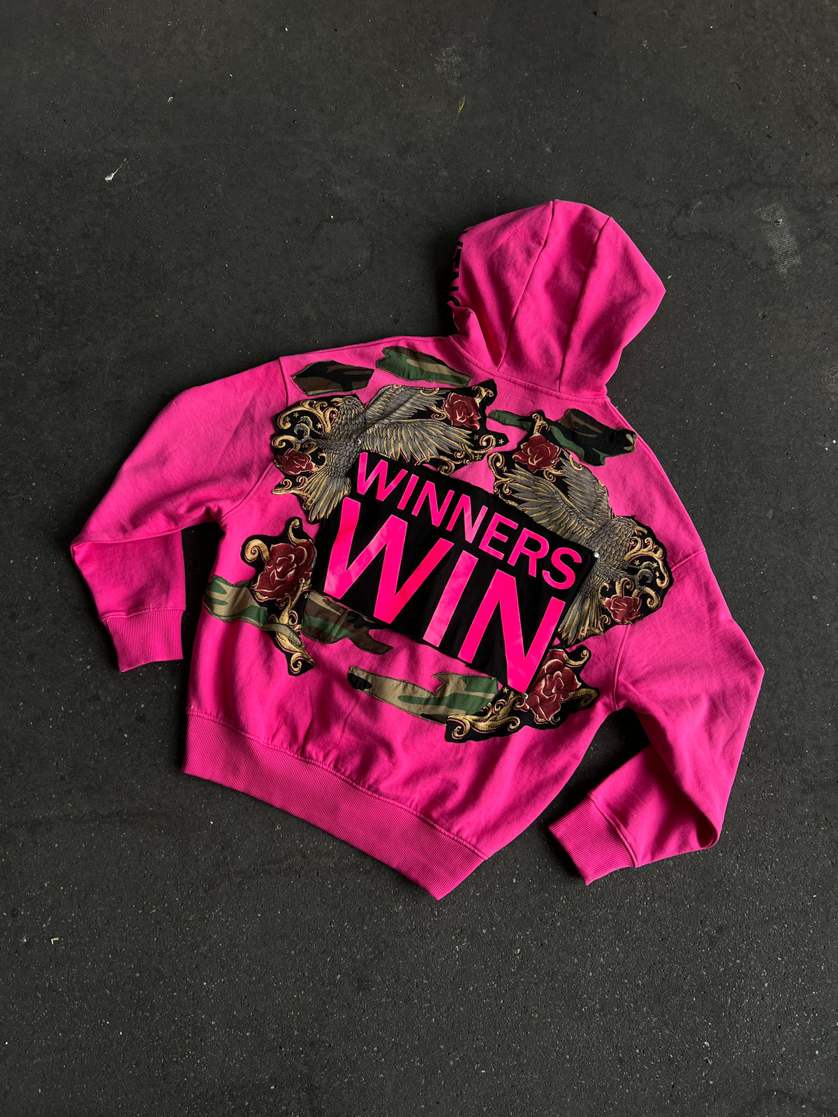 WLVTNG CUSTOM ZIP UP (PINK)