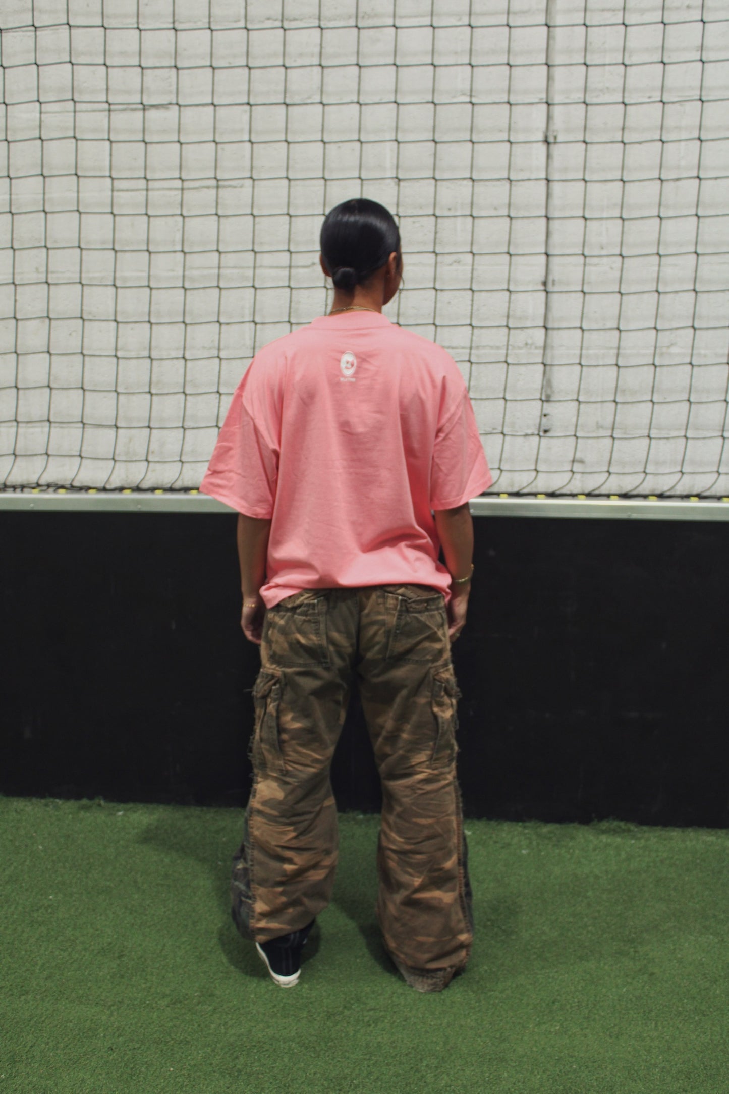 WLVTNG - T-Shirt PINK/WHITE