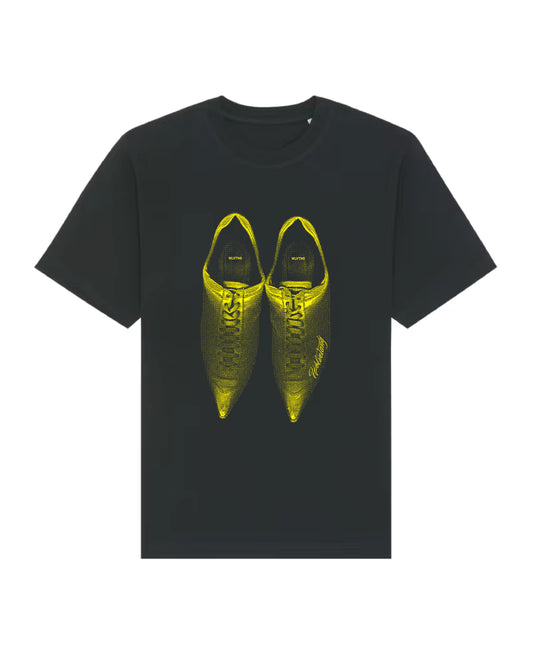 WLVTNG - T-Shirt BLACK/YELLOW