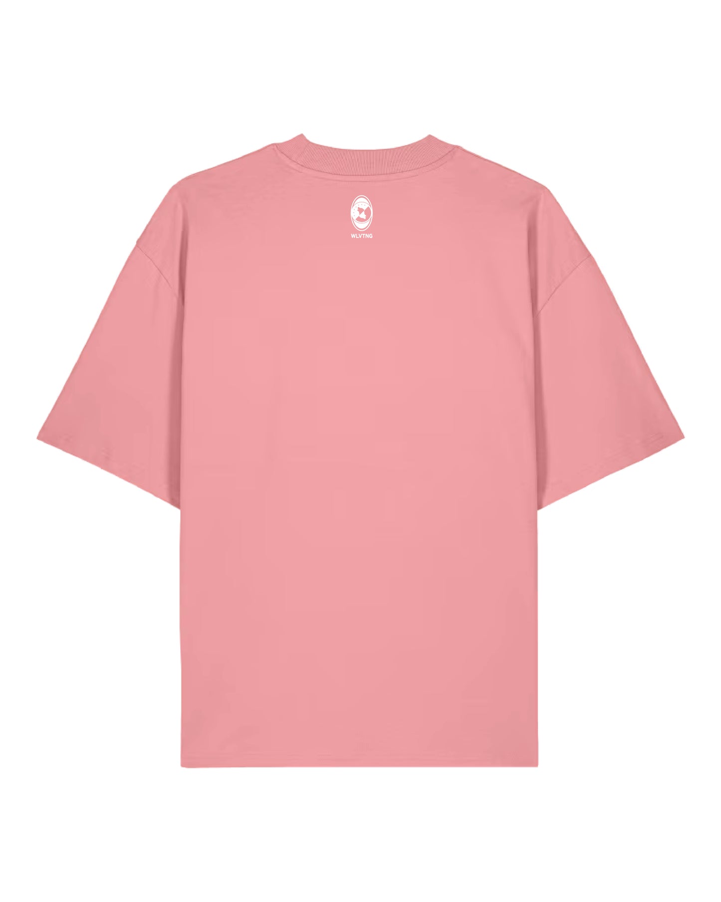 WLVTNG - T-Shirt PINK/WHITE