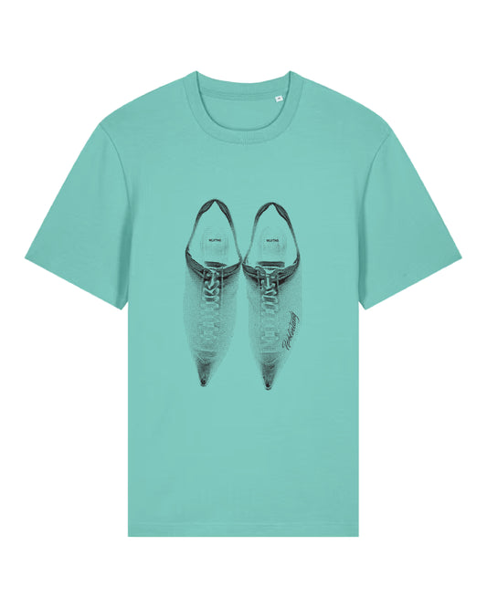 WLVTNG - T-Shirt TURQUOISE/BLACK